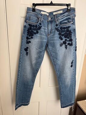 Pilcro Embroidered Jeans